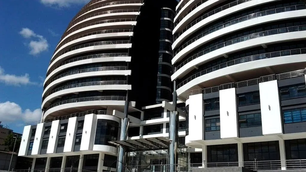 A modern office building in Nairobi