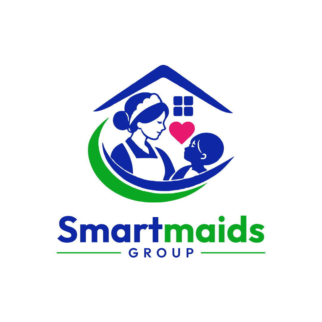 Official Smartmaids Group logo: emblem with the name Smartmaids Group below, on a white background